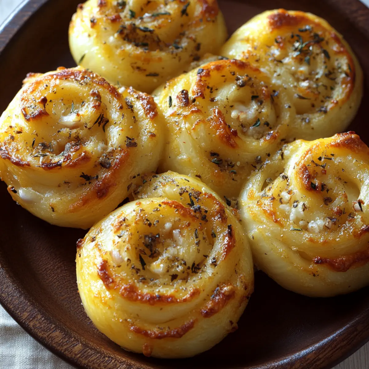 Higher Protein Garlic Swirls