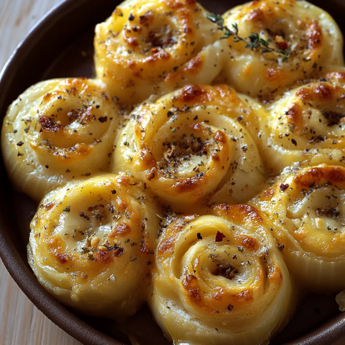 Higher Protein Garlic Swirls