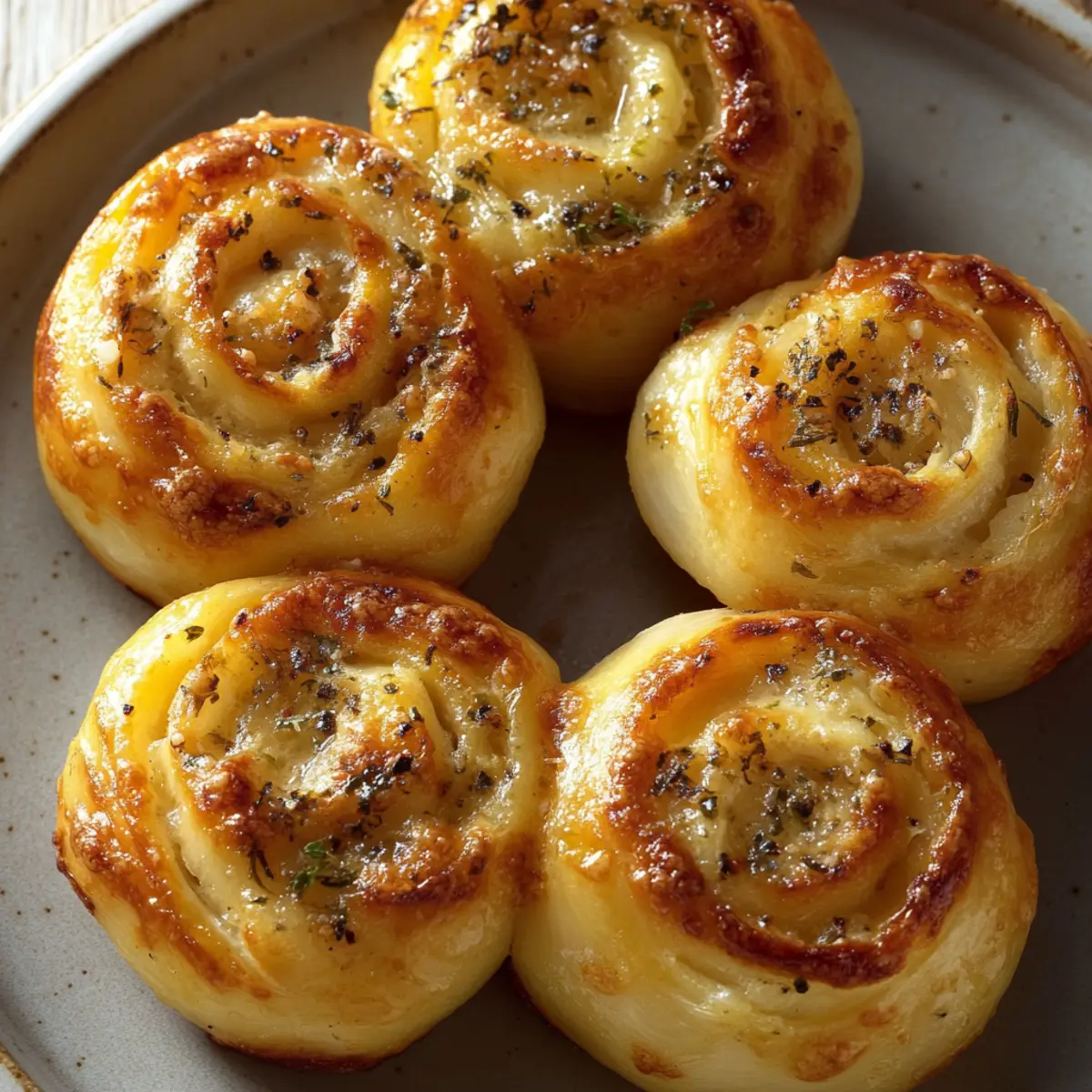 Higher Protein Garlic Swirls