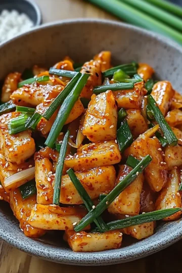 Korean Fish Cake Stir Fry
