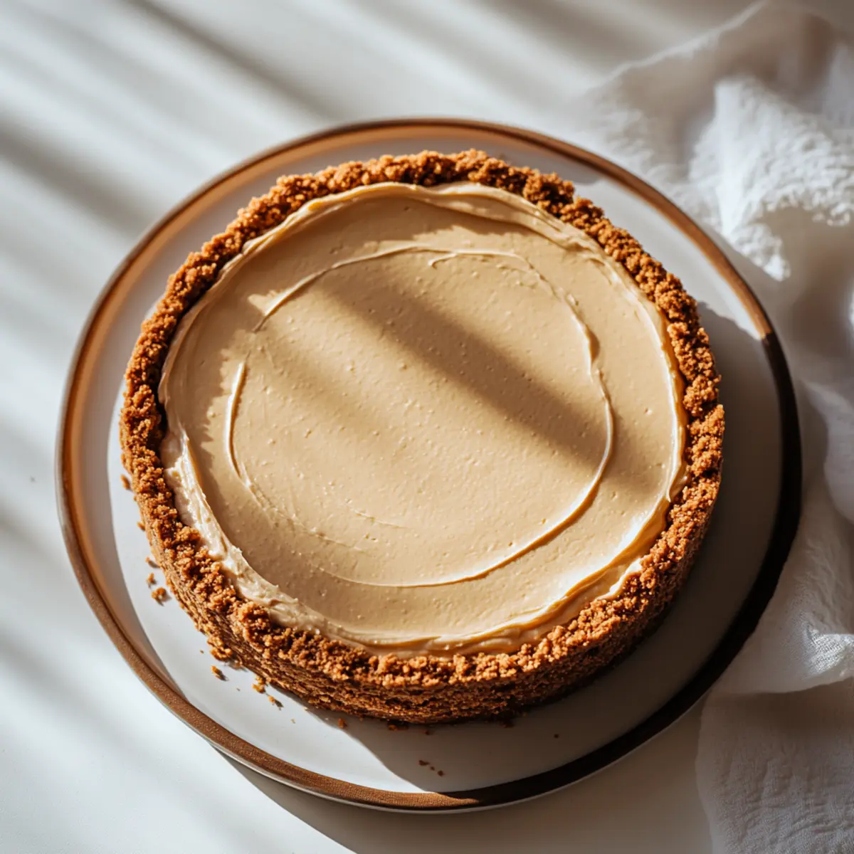 No-Bake Biscoff Cheesecake