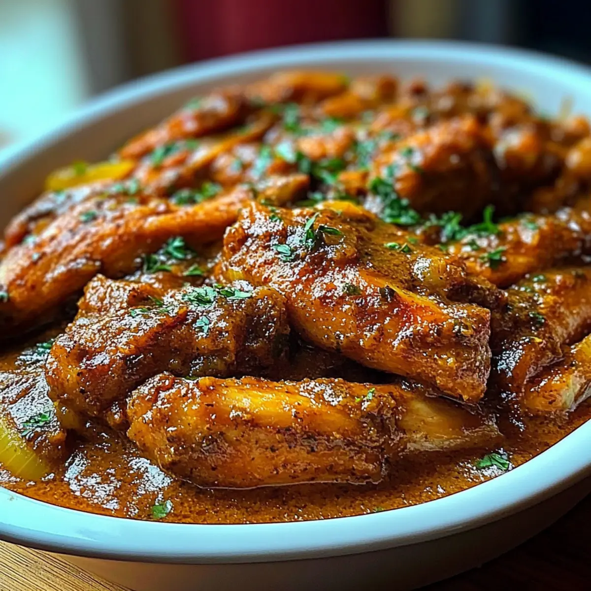 Smothered Turkey Wings with Gravy
