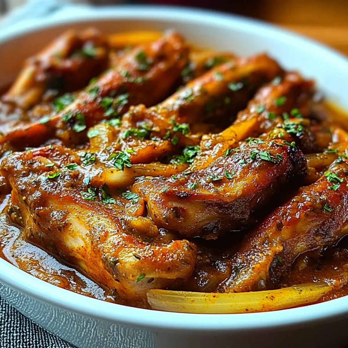 Smothered Turkey Wings with Gravy