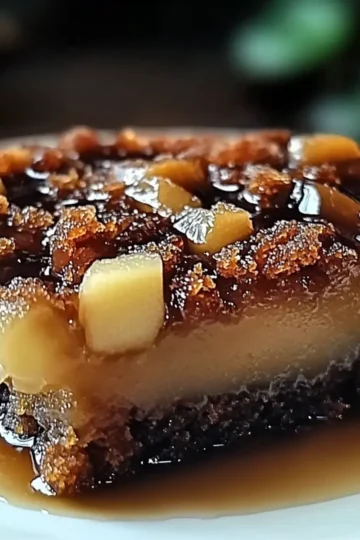 Sticky Apple Date Vanilla Pudding Cake