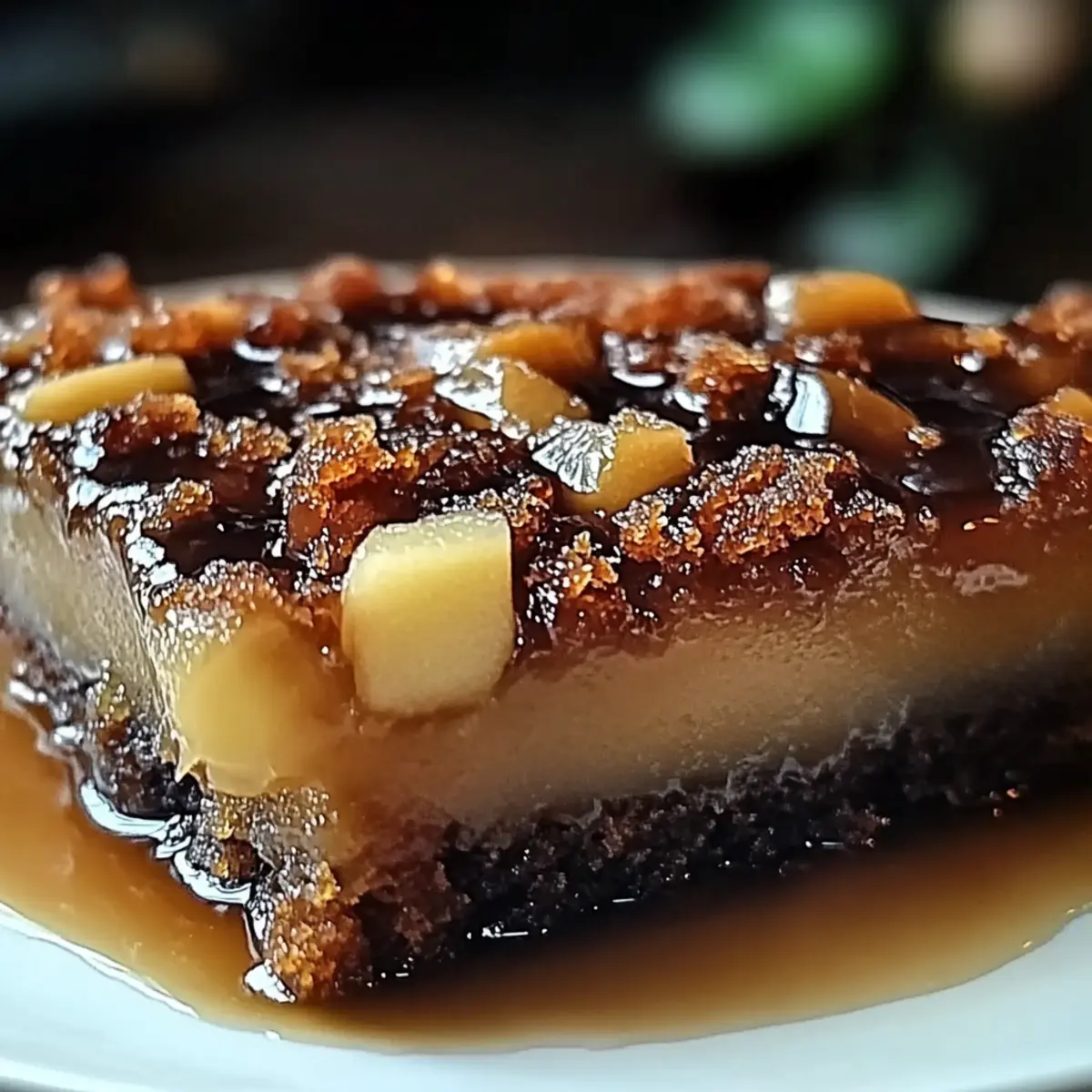 Sticky Apple Date Vanilla Pudding Cake