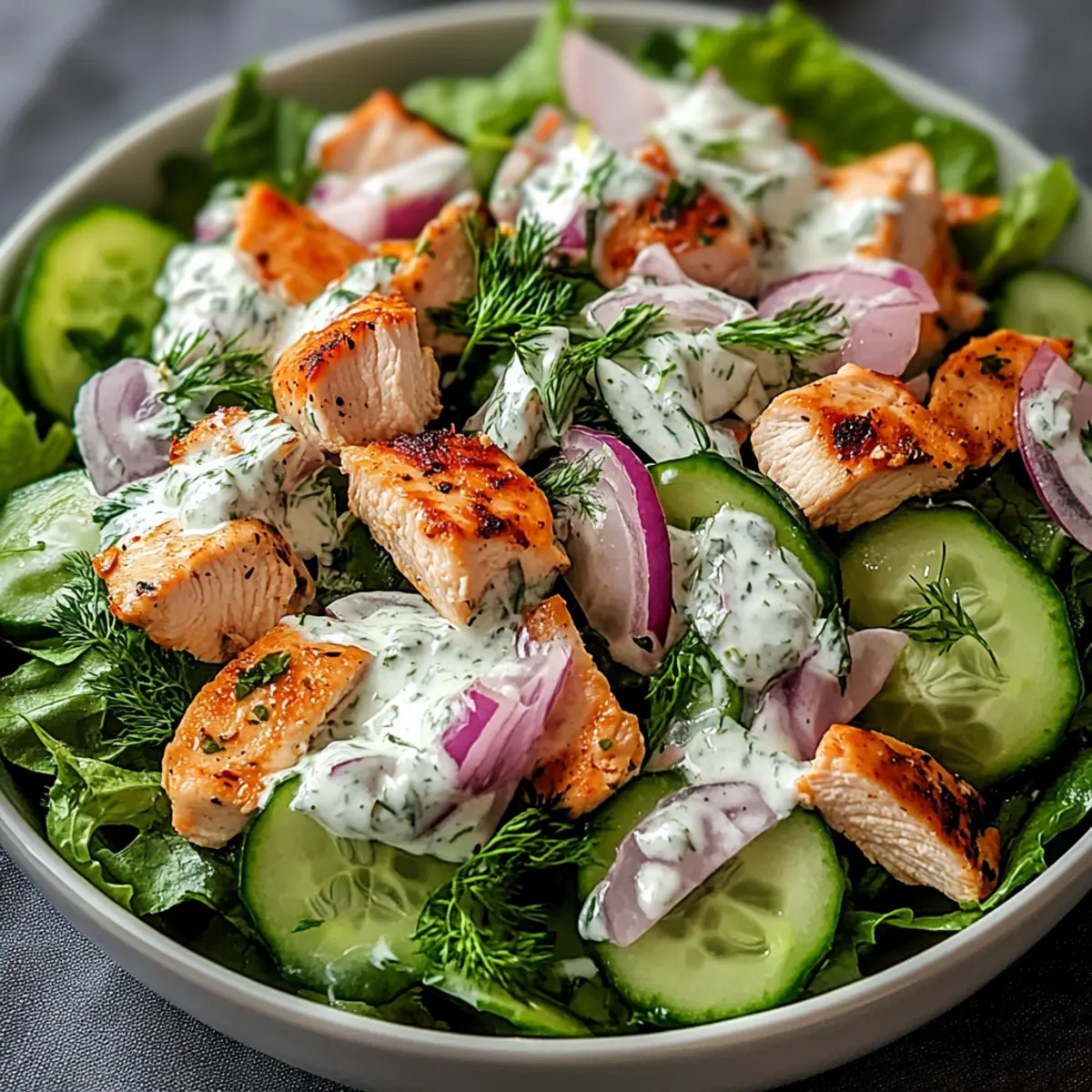 Tzatziki Chicken Salad