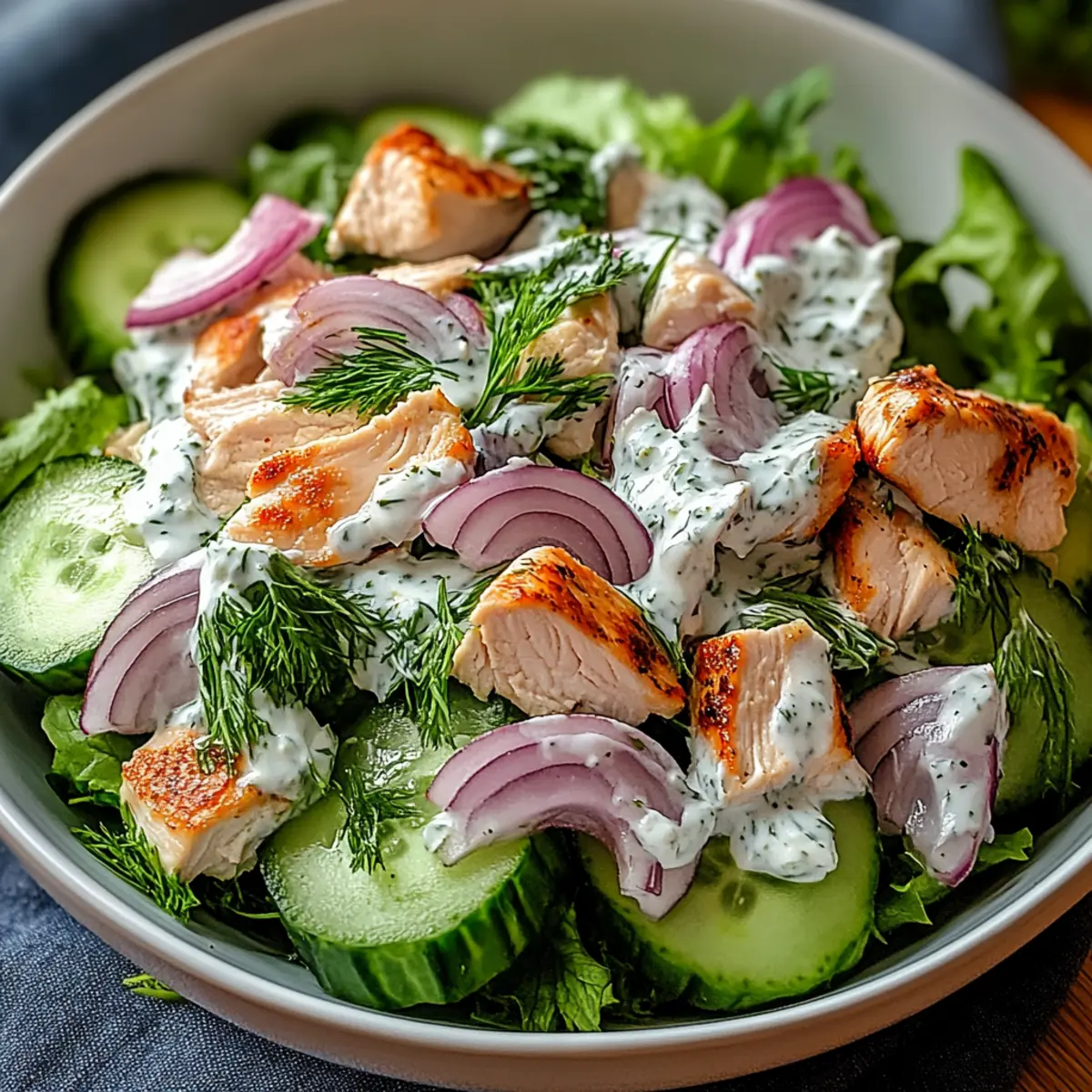 Tzatziki Chicken Salad