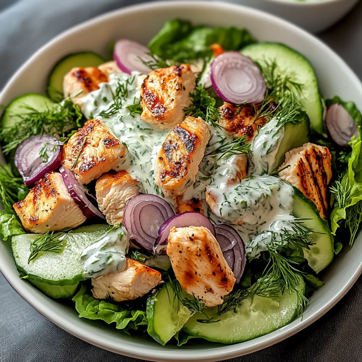 Tzatziki Chicken Salad